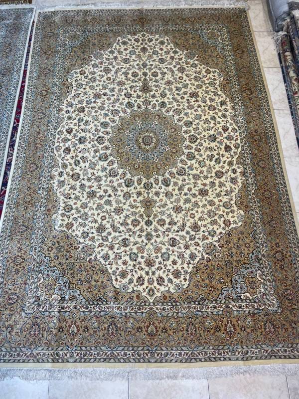 Persian Kashan Silk Carpet (Ref. 5750) – 2.10m x 3.12m, Handmade Elegance in Sharjah