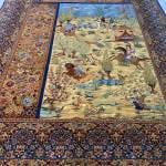 Handmade Persian Esfahan Mahdi Saidi Carpet in Sharjah, UAE