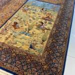 Handmade Persian Esfahan Mahdi Saidi Carpet in Sharjah, UAE