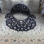 Handmade Wool & Silk Naeen Carpet From Iran. Available in Our Sharjah Showroom