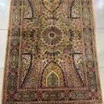 Handmade Iranian Tabriz Pure Silk Carpet – 1.50m x 1.00m | Elegant Small Persian Rug in UAE