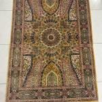 Handmade Iranian Tabriz Pure Silk Carpet – 1.50m x 1.00m | Elegant Small Persian Rug in UAE